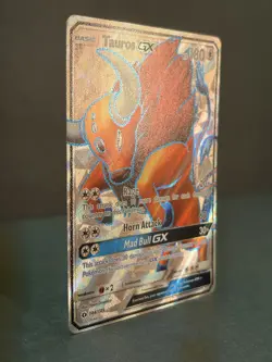 Pokemon TCG – Tauros GX 144/149 – Sun & Moon – Full Art – LP Condition - Image 2