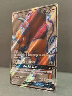 Pokemon TCG – Tauros GX 144/149 – Sun & Moon – Full Art – LP Condition - Image 3