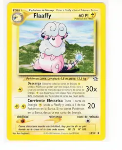 ~ESP~ SPANISH MINT Flaaffy 34/111 Neo Genesis Unlimited Pokemon Card (LB3) - Image 1