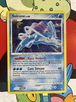Suicune 19/132 Holo Secret Wonders NM/LP– Legendary Pokemon Card (D & P 2007) - Image 1