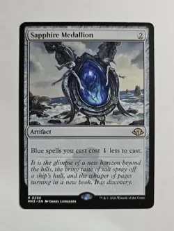 Sapphire Medallion 296 Regular MH3 MTG NM Unplayed - Image 1