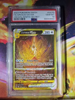 Arceus VSTAR Crown Zenith Secret Gold Pokemon GG70/GG70 - Image 1