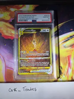 Arceus VSTAR Crown Zenith Secret Gold Pokemon GG70/GG70 - Image 2