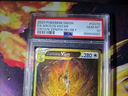 Arceus VSTAR Crown Zenith Secret Gold Pokemon GG70/GG70 - Image 3