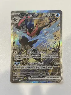 Pokemon Greninja EX 132 SVP Black Star Promo Holo Full Art 2023 Card - Image 1