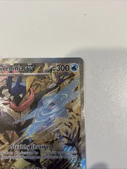 Pokemon Greninja EX 132 SVP Black Star Promo Holo Full Art 2023 Card - Image 3