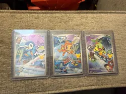 Pokemon TCG First Partner Illustration Collection Series 1 Gen 4 Sinnoh Starters - Image 1
