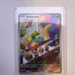 Pokemon Bulbasaur 143/142 SV07: Stellar Crown Illustration Rare Holo - Image 1