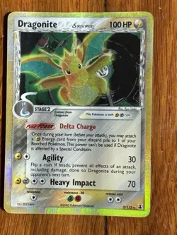 Pokemon Dragonite Delta Species Holo Rare 3/113 100 HP English Trading Card - Image 1