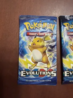 Pokemon TCG: XY- (2) EVOLUTIONS Booster Packs- NEW/FACTORY SEALED - Image 2