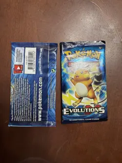 Pokemon TCG: XY- (2) EVOLUTIONS Booster Packs- NEW/FACTORY SEALED - Image 4
