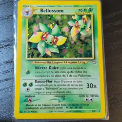 2001 Pokemon (SPANISH) Unlimited Neo Genesis Bellossom Holo 3/111 Rare - Image 1