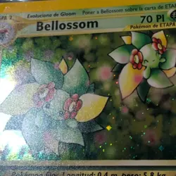 2001 Pokemon (SPANISH) Unlimited Neo Genesis Bellossom Holo 3/111 Rare - Image 2