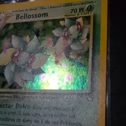 2001 Pokemon (SPANISH) Unlimited Neo Genesis Bellossom Holo 3/111 Rare - Image 3