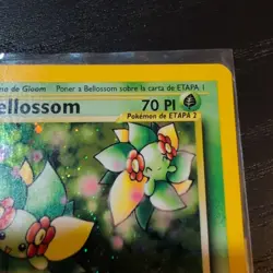 2001 Pokemon (SPANISH) Unlimited Neo Genesis Bellossom Holo 3/111 Rare - Image 4