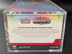 Pokemon SV8.5 Prismatic Evolutions Sealed Booster Bundle Display W/Acrylic Case - Image 3