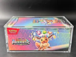 Pokemon SV8.5 Prismatic Evolutions Sealed Booster Bundle Display W/Acrylic Case - Image 4