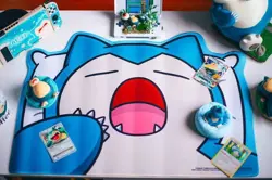 BRAND NEW Snorlax Die-Cut Playmat Sleepy Snorlax Pokemon Center PKC Exclusive - Image 4