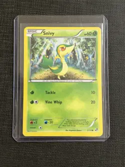 2011 Pokemon, Black & White Promos, #1/114 Snivy, Cosmos Holo - Image 1