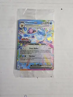 Glaceon EX 026/131 Stamped Pokemon TCG: Prismatic Evolutions Promo SEALED - Image 1