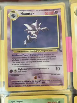 Pokemon TCG Haunter Fossil 6 Holo Unlimited Holo Rare - Image 1