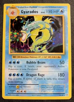 Pokemon TCG - Gyarados 34/108 - XY Evolutions - Holo Rare - Image 1