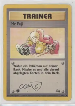 Mr Fuji German 1st Ed. Pokemon Fossil #58 1999 - Image 1