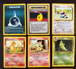 Vintage SPANISH Pokemon Lot (29) – Base Set & Neo WotC – Charmander + 2 Rares - Image 2