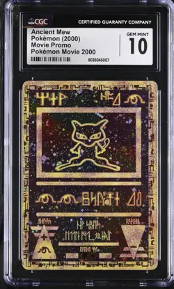 Pokemon 2000 Ancient Mew Pokemon Movie Promo CGC 10 - Image 1