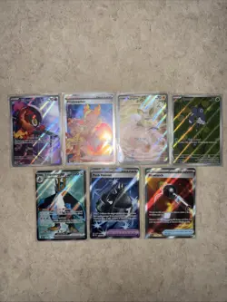Pokemon Phantasmal Flame Illustration Rare Lot of 7. Near Mint Condition - Image 1