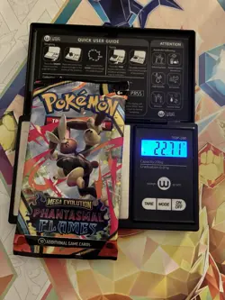 Heavy! 22.71g Pokemon TCG ME Phantasmal Flames Pack Sealed! - Image 1