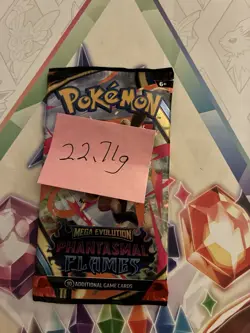 Heavy! 22.71g Pokemon TCG ME Phantasmal Flames Pack Sealed! - Image 2