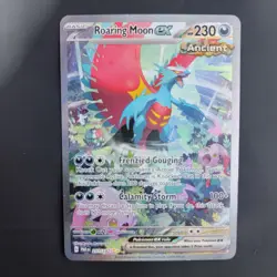 Pokemon TCG Roaring Moon Ex 251/182 SIR Paradox Rift Holo - Image 3