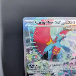 Pokemon TCG Roaring Moon Ex 251/182 SIR Paradox Rift Holo - Image 4
