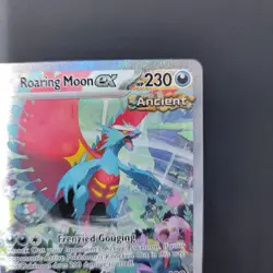 Pokemon TCG Roaring Moon Ex 251/182 SIR Paradox Rift Holo - Image 5