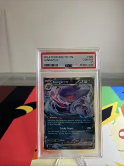 2024 GENGAR EX #104 POKEMON TEMPORAL FORCES EN PSA 10 - Image 3