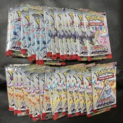 Pokemon TCG Prismatic Evolutions (X72) Booster Packs Factory Sealed Lot Set - Image 1