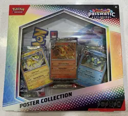 Pokemon Prismatic Evolutions Poster Collection Scarlet And Violet New Sealed - Image 1