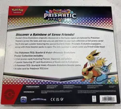 Pokemon Prismatic Evolutions Poster Collection Scarlet And Violet New Sealed - Image 2