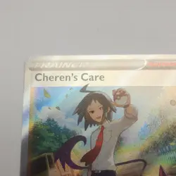 Pokemon Cheren's Care GG58/GG70 Crown Zenith Ultra Rare Full Art Holo - Image 5