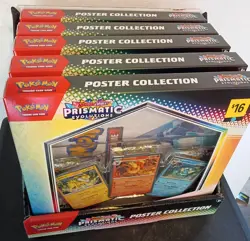 (x5) Prismatic Evolutions Poster Collection Pokemon TCG Sealed NIB - Image 1