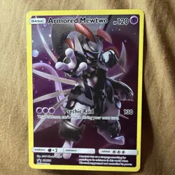 Pokemon- Armored Mewtwo SM228 -Holo- Excellent Condition - Image 1