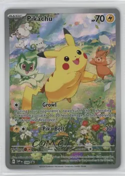 Pikachu (Paldea Adventure Chest) Holo Pokemon Scarlet & Violet Black Star Promo - Image 1