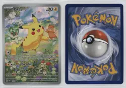 Pikachu (Paldea Adventure Chest) Holo Pokemon Scarlet & Violet Black Star Promo - Image 3