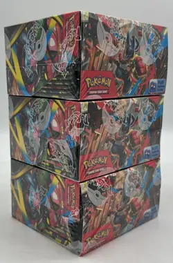 Lot of (3) Pokemon TCG Mega Evolution Base Set Enhanced Booster Boxes SEALED - Image 3