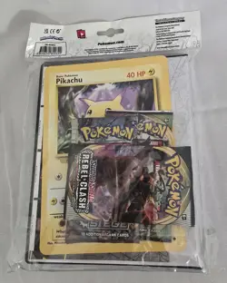 Pokemon 25th Anniversary First Partner Collector’s Binder W/ 3 Booster Packs New - Image 2