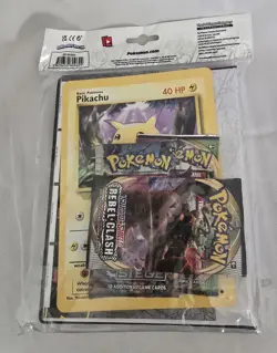 Pokemon 25th Anniversary First Partner Collector’s Binder W/ 3 Booster Packs New - Image 3