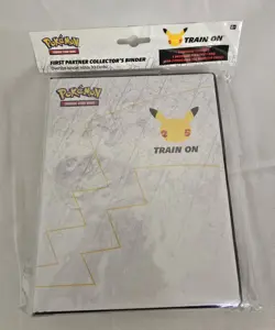 Pokemon 25th Anniversary First Partner Collector’s Binder W/ 3 Booster Packs New - Image 4