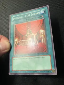 Yu-Gi-Oh! Offerings To The Doomed LON-051 1st Edition NA English Vintage - Image 3