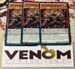 3x (M/NM) D/D/D Oblivion King Abyss Ragnarok SP17-EN029 Common 1st Ed. YuGiOh - Image 1
